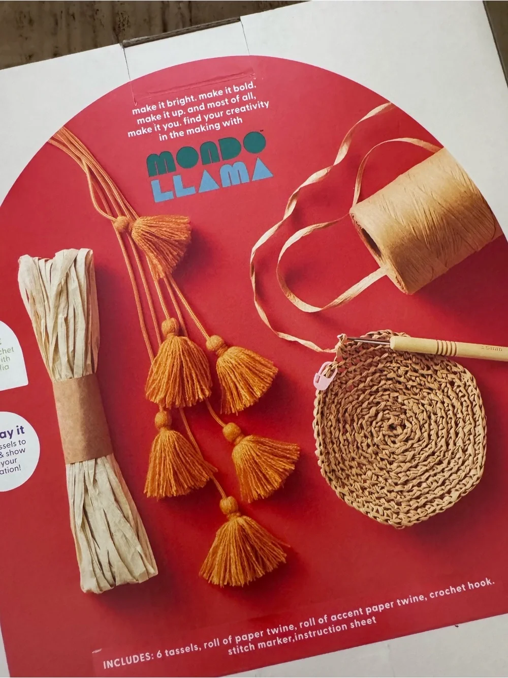 Set of 2- Mondo Llama Crochet Basket Kits
